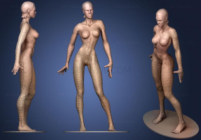 3D model Mystique X Men (STL)